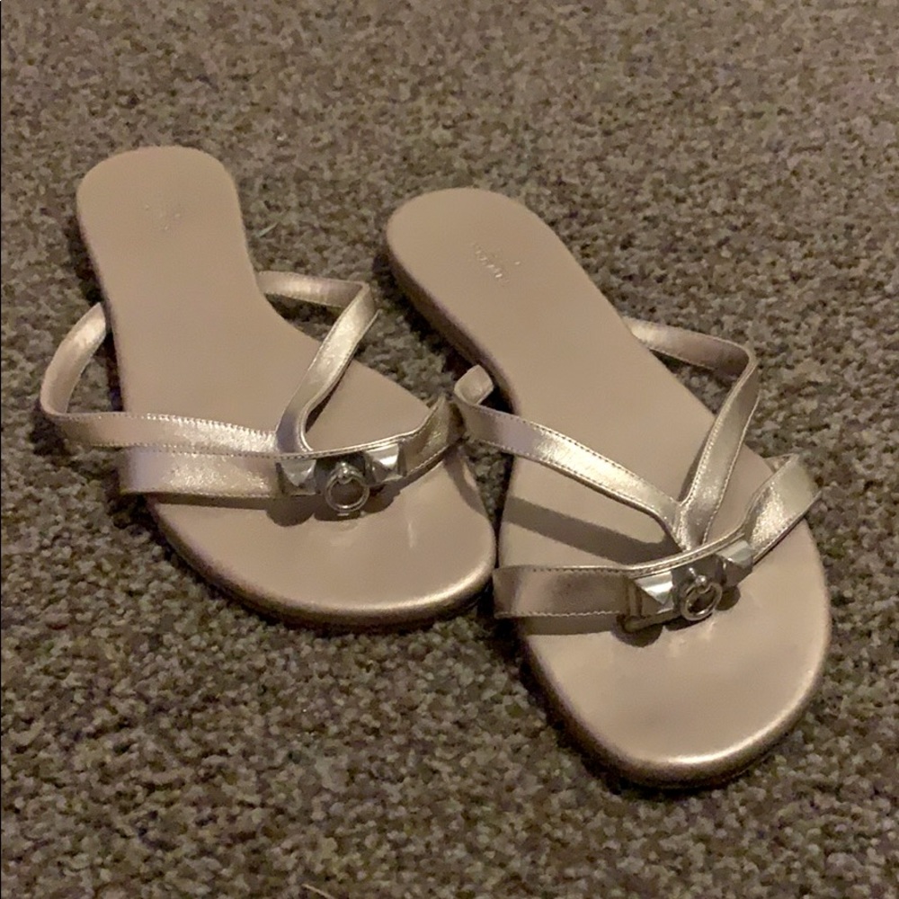 Hermès Gold Sandals